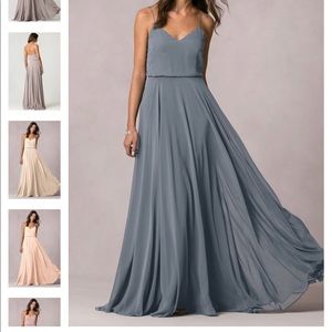 Jenny Yoo Inesse Bridesmaids Dress- Denmark Blue